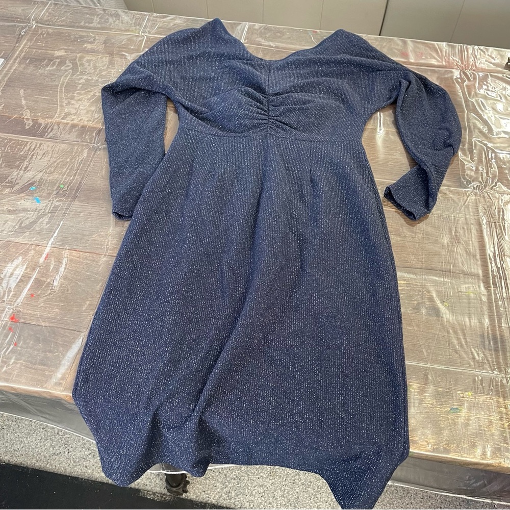 Rachel Comey Midnight Blue Long Sleeve Dress - Picture 11 of 12